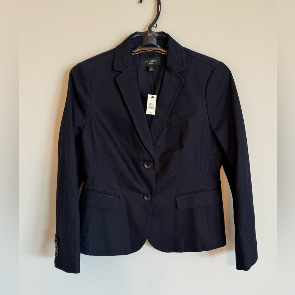 Talbots Navy Blue Blazer